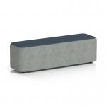 Harlestone Large Rectangular Stool In Rivet Fabric - Prime Body Crucible Top SF002784