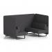 Brixworth 4 Seater Bench Booth With Black Legs In X2 Fabric - Arithmetic Panels And Sofa SF003790