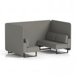 Brixworth 4 Seater Bench Booth With Black Legs In X2 Fabric - Number Panels And Sofa SF003793