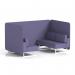 Brixworth 4 Seater Bench Booth With White Legs In Synergy Fabric - Order Panels And Sofa SF004045