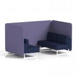 Brixworth 4 Seater Bench Booth With White Legs In Synergy Fabric - Order Panels And Alike Sofa SF004075