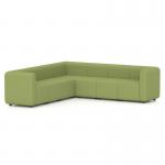 Mawsley Modular Seating Set L-Shaped Corner Sofa 7 Seater With Arms in Era - Endurance SF004908