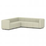 Mawsley Modular Seating Set L-Shaped Corner Sofa 7 Seater With Arms in Era - Futurist SF004912