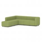 Mawsley Modular Seating Set L-Shaped Corner Sofa 7 Seater With Left Arms in Era - Endurance SF004918