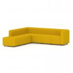 Mawsley Modular Seating Set L-Shaped Corner Sofa 7 Seater With Left Arms in Era - Occasion SF004924