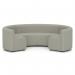 Mawsley Modular Seating Set Circular Booth Low Back in Era - Generation SF004963
