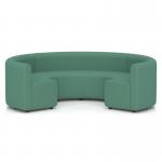 Mawsley Modular Seating Set Circular Booth Low Back in Era - Rest SF004967