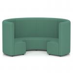 Mawsley Modular Seating Set Circular Booth High Back in Era - Rest SF004977