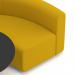 Mawsley Modular Seating Set Circular Booth Low Back With Black Table in Era - Occasion SF004984