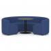 Mawsley Modular Seating Set Circular Booth Low Back With Black Table in Era - Perennial SF004985