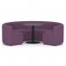 Mawsley Modular Seating Set Circular Booth Low Back With Black Table in Era - Prime SF004986