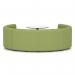Mawsley Modular Seating Set Circular Booth Low Back With White Table in Era - Endurance SF004988
