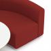 Mawsley Modular Seating Set Circular Booth Low Back With White Table in Era - Extent SF004990