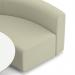 Mawsley Modular Seating Set Circular Booth Low Back With White Table in Era - Futurist SF004992