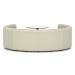 Mawsley Modular Seating Set Circular Booth Low Back With White Table in Era - Futurist SF004992