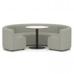 Mawsley Modular Seating Set Circular Booth Low Back With White Table in Era - Generation SF004993