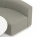 Mawsley Modular Seating Set Circular Booth Low Back With White Table in Era - Generation SF004993