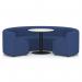 Mawsley Modular Seating Set Circular Booth Low Back With White Table in Era - Perennial SF004995