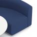 Mawsley Modular Seating Set Circular Booth Low Back With White Table in Era - Perennial SF004995