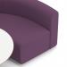 Mawsley Modular Seating Set Circular Booth Low Back With White Table in Era - Prime SF004996