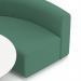 Mawsley Modular Seating Set Circular Booth Low Back With White Table in Era - Rest SF004997