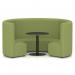 Mawsley Modular Seating Set Circular Booth High Back With Black Table in Era - Endurance SF004998