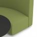 Mawsley Modular Seating Set Circular Booth High Back With Black Table in Era - Endurance SF004998