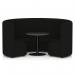 Mawsley Modular Seating Set Circular Booth High Back With Black Table in Era - Forward SF005001