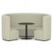 Mawsley Modular Seating Set Circular Booth High Back With Black Table in Era - Futurist SF005002