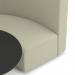 Mawsley Modular Seating Set Circular Booth High Back With Black Table in Era - Futurist SF005002