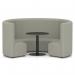 Mawsley Modular Seating Set Circular Booth High Back With Black Table in Era - Generation SF005003