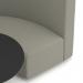 Mawsley Modular Seating Set Circular Booth High Back With Black Table in Era - Generation SF005003