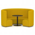 Mawsley Modular Seating Set Circular Booth High Back With Black Table in Era - Occasion SF005004