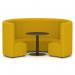 Mawsley Modular Seating Set Circular Booth High Back With Black Table in Era - Occasion SF005004