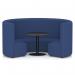 Mawsley Modular Seating Set Circular Booth High Back With Black Table in Era - Perennial SF005005