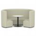 Mawsley Modular Seating Set Circular Booth High Back With White Table in Era - Futurist SF005012