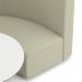 Mawsley Modular Seating Set Circular Booth High Back With White Table in Era - Futurist SF005012