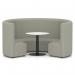 Mawsley Modular Seating Set Circular Booth High Back With White Table in Era - Generation SF005013