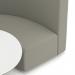 Mawsley Modular Seating Set Circular Booth High Back With White Table in Era - Generation SF005013