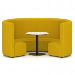 Mawsley Modular Seating Set Circular Booth High Back With White Table in Era - Occasion SF005014