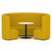 Mawsley Modular Seating Set Circular Booth High Back With White Table in Era - Occasion SF005014
