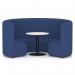 Mawsley Modular Seating Set Circular Booth High Back With White Table in Era - Perennial SF005015