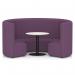 Mawsley Modular Seating Set Circular Booth High Back With White Table in Era - Prime SF005016