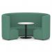 Mawsley Modular Seating Set Circular Booth High Back With White Table in Era - Rest SF005017