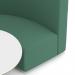 Mawsley Modular Seating Set Circular Booth High Back With White Table in Era - Rest SF005017
