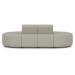 Mawsley Modular Seating Set Capsule Island Low Back 8 Seater in Era - Generation SF005023