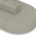 Mawsley Modular Seating Set Capsule Island Low Back 10 Seater in Era - Generation SF005033