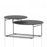 Solstice Coffee Table Black Top Black Frame SOL00001