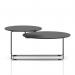 Solstice Coffee Table Black Top Black Frame SOL00001