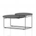 Solstice Coffee Table Black Top Black Frame SOL00001